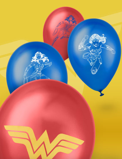 10 Wonder Woman 25 x 32 cm LaTex Balloons