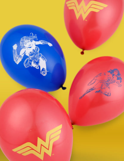 10 Wonder Woman 25 x 32 cm LaTex Balloons