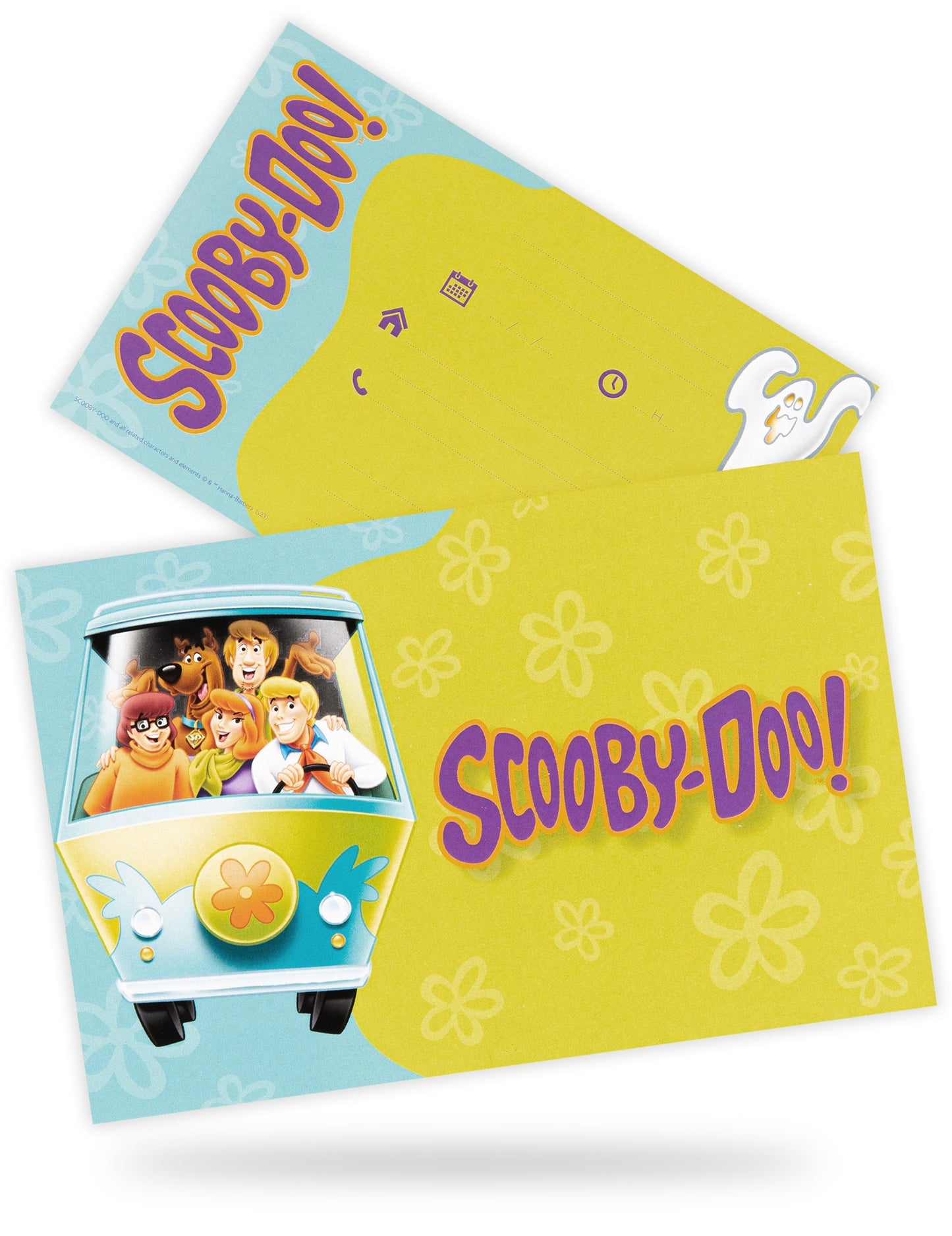 8 карти за покани с Scooby-Doo Enveloppes 10x16cm