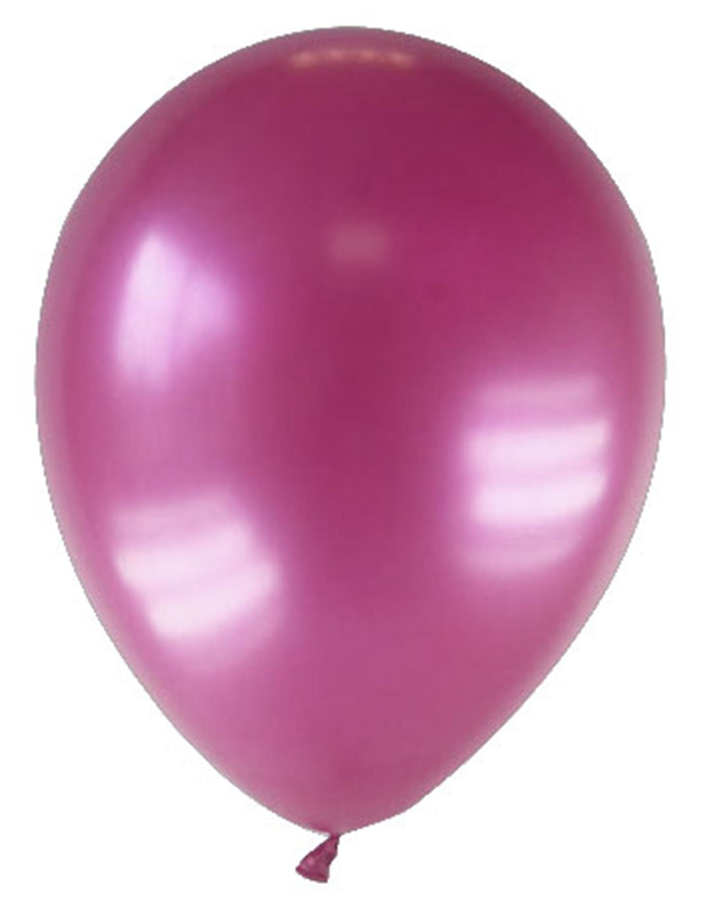 12 Bordeaux Metallic Balloons 28 cm