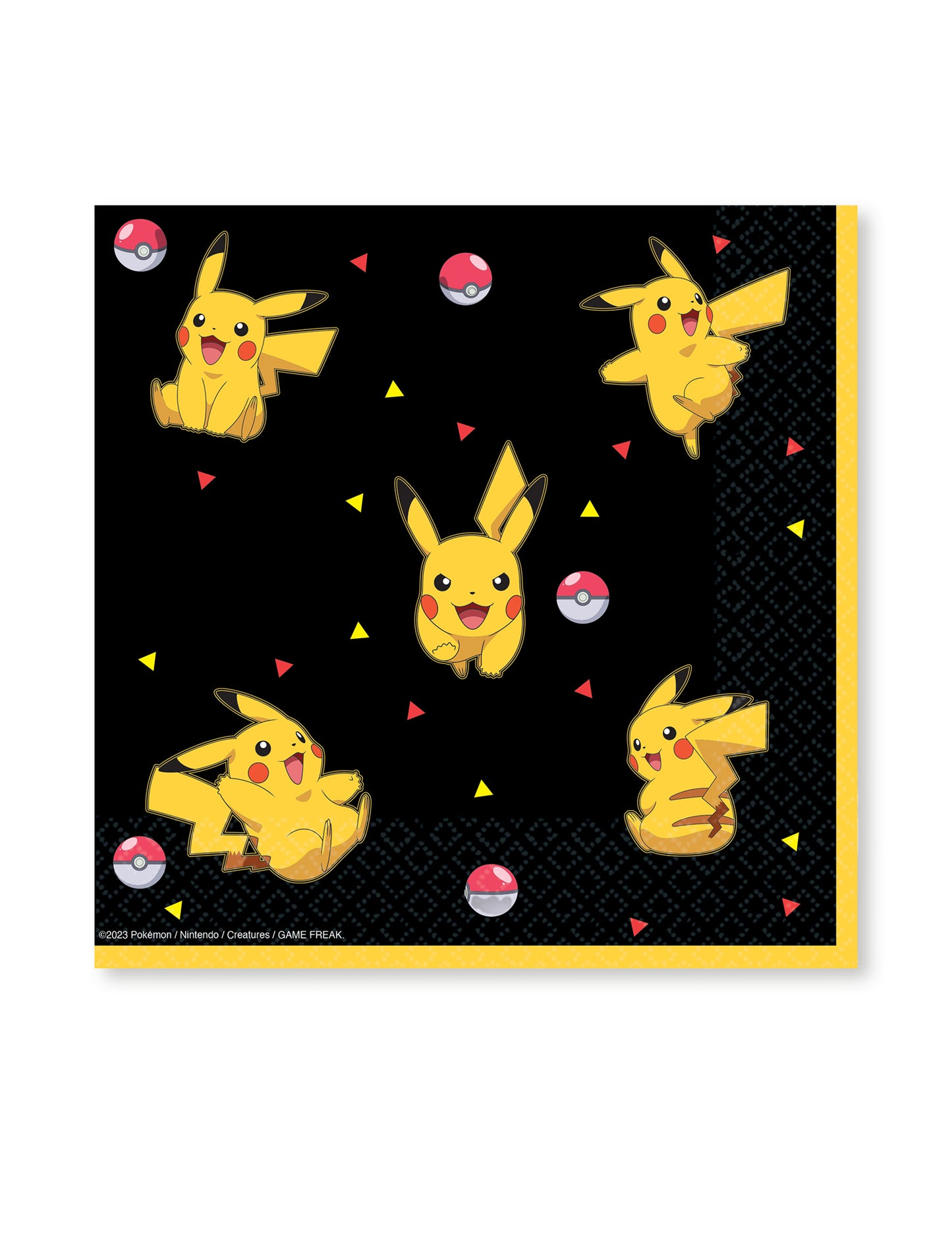 16 Pikachu Pokémon хартиени кърпи 33 x 33 cm