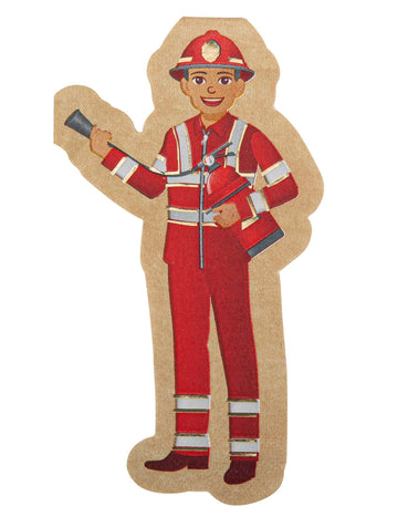 16 кърпи в Kraft Fireman Rouge et или 32 x 17 cm