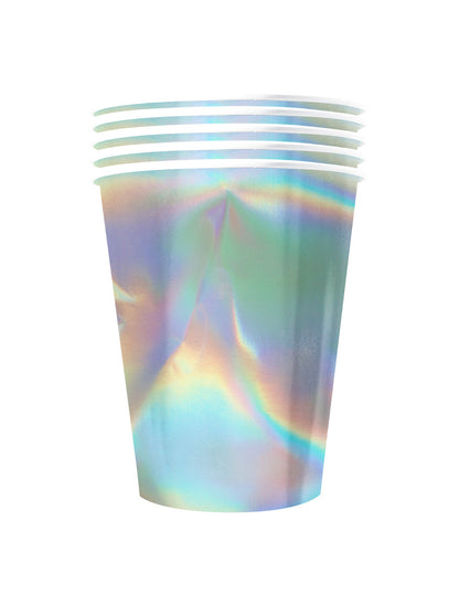 20 американски чаши рециклируеми картонен Rainbow Iridescent 53 Cl