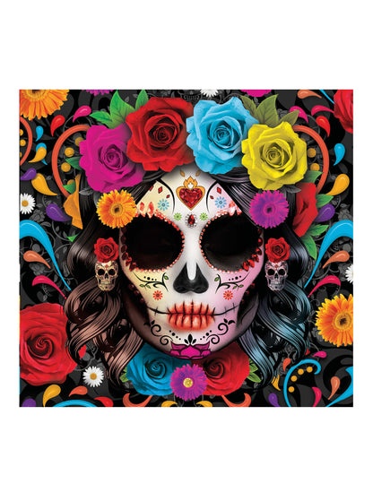 12 Салфетки Catrina Dia de los Muertos 16 x 16 cm