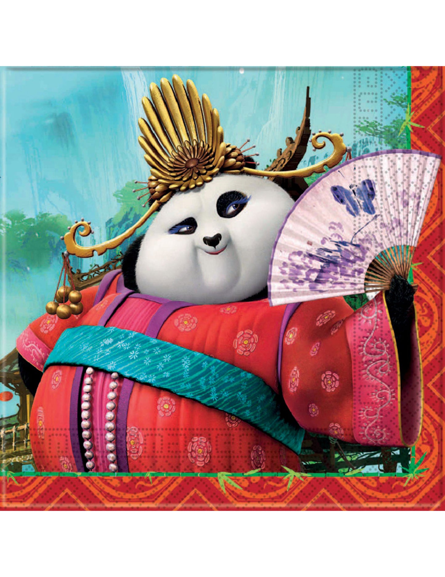 20 Kung Fu Panda хартиени кърпи 3 33 x 33 cm