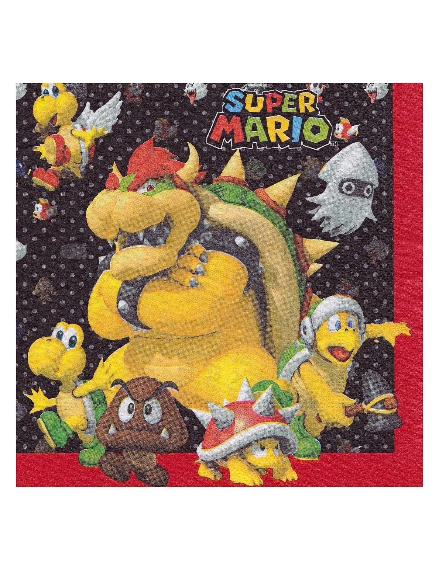 20 хартиени кърпи Super Mario 33 x 33 cm