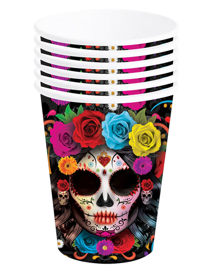 6 Catrina Dia de Los Muertos 240 ml чаши