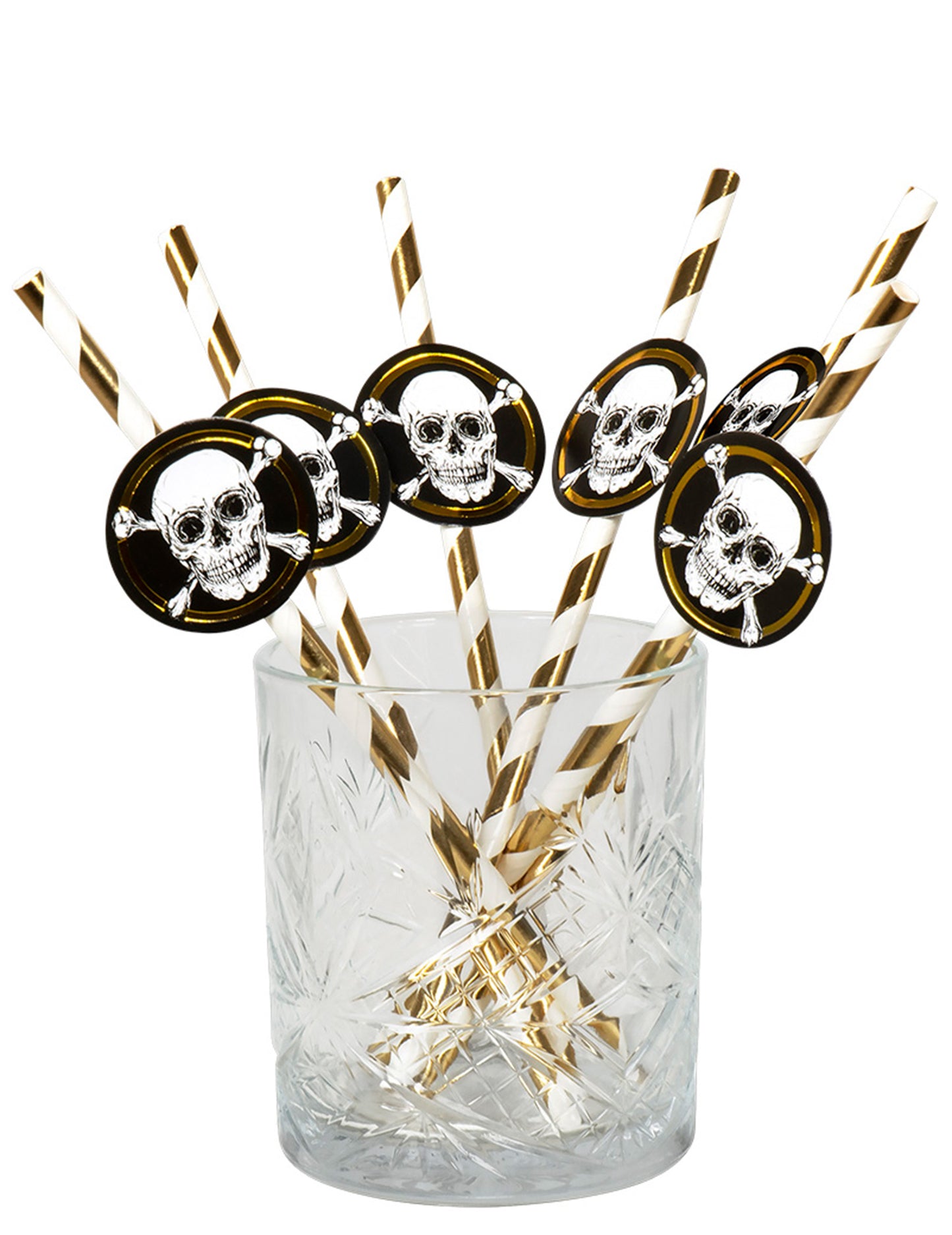 6 пиратски картон Jolly Roger 24 cm