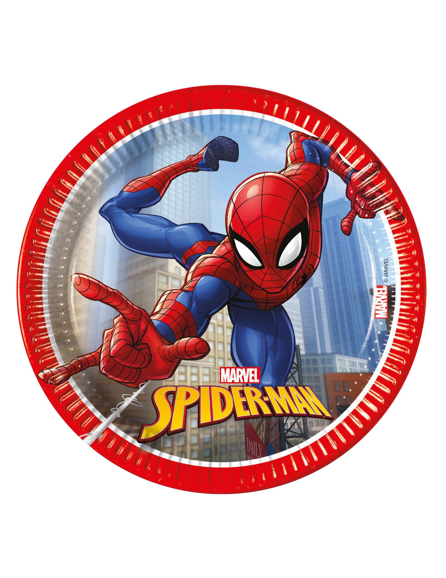 8 картонени табели Spiderman Fighter 20 cm