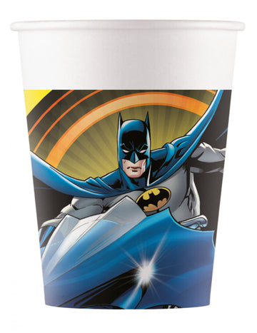 8 картонени чаши Batman 200 ml