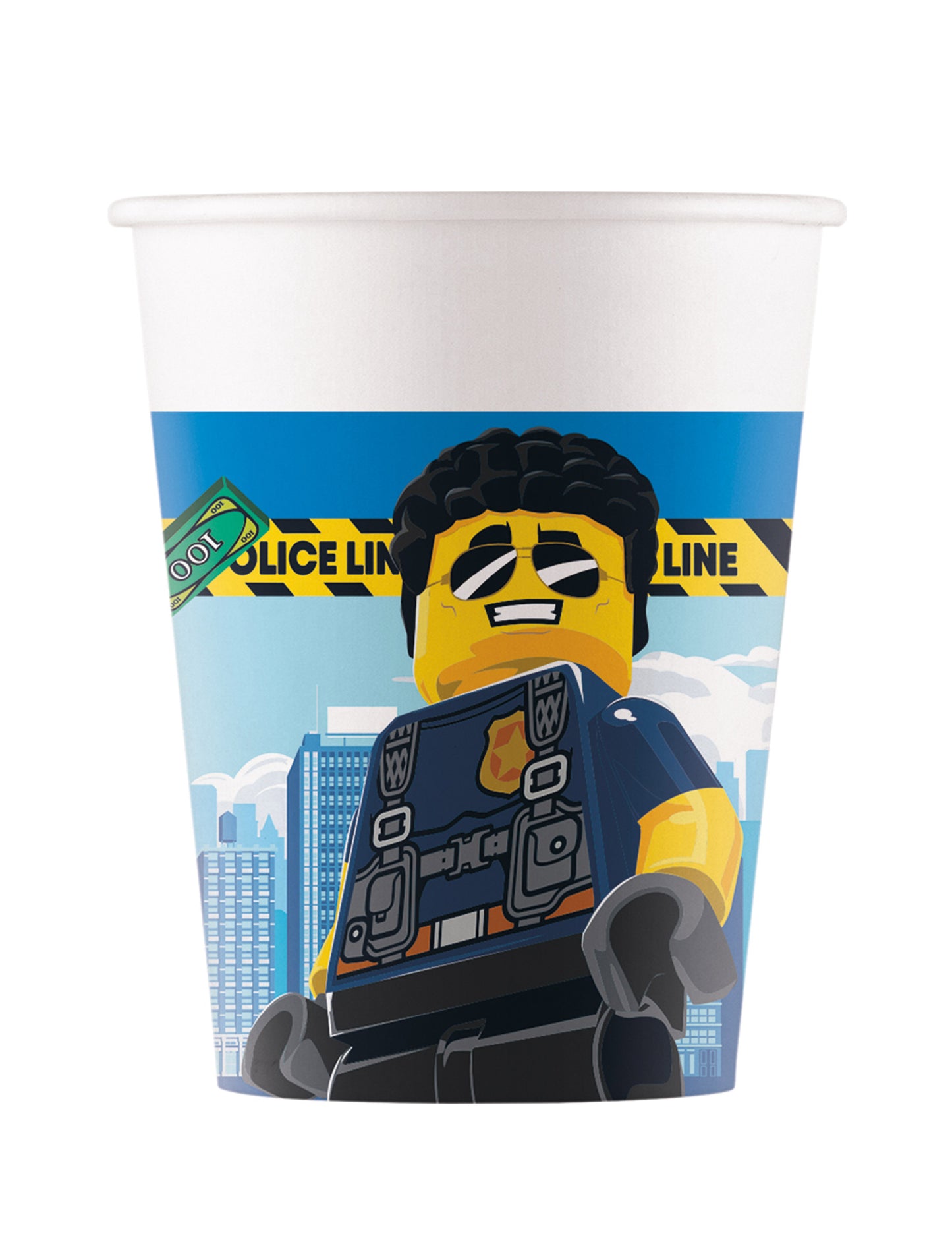 8 картонени чаши на FSC Lego City 200 ml