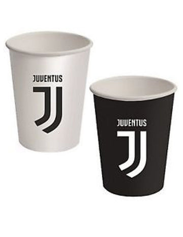 8 картонени чаши juventus 250 ml