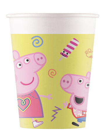 8 Peppa Pig 200 ml картонени чаши