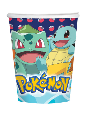 8 картонени чаши Pokémon 250 ml