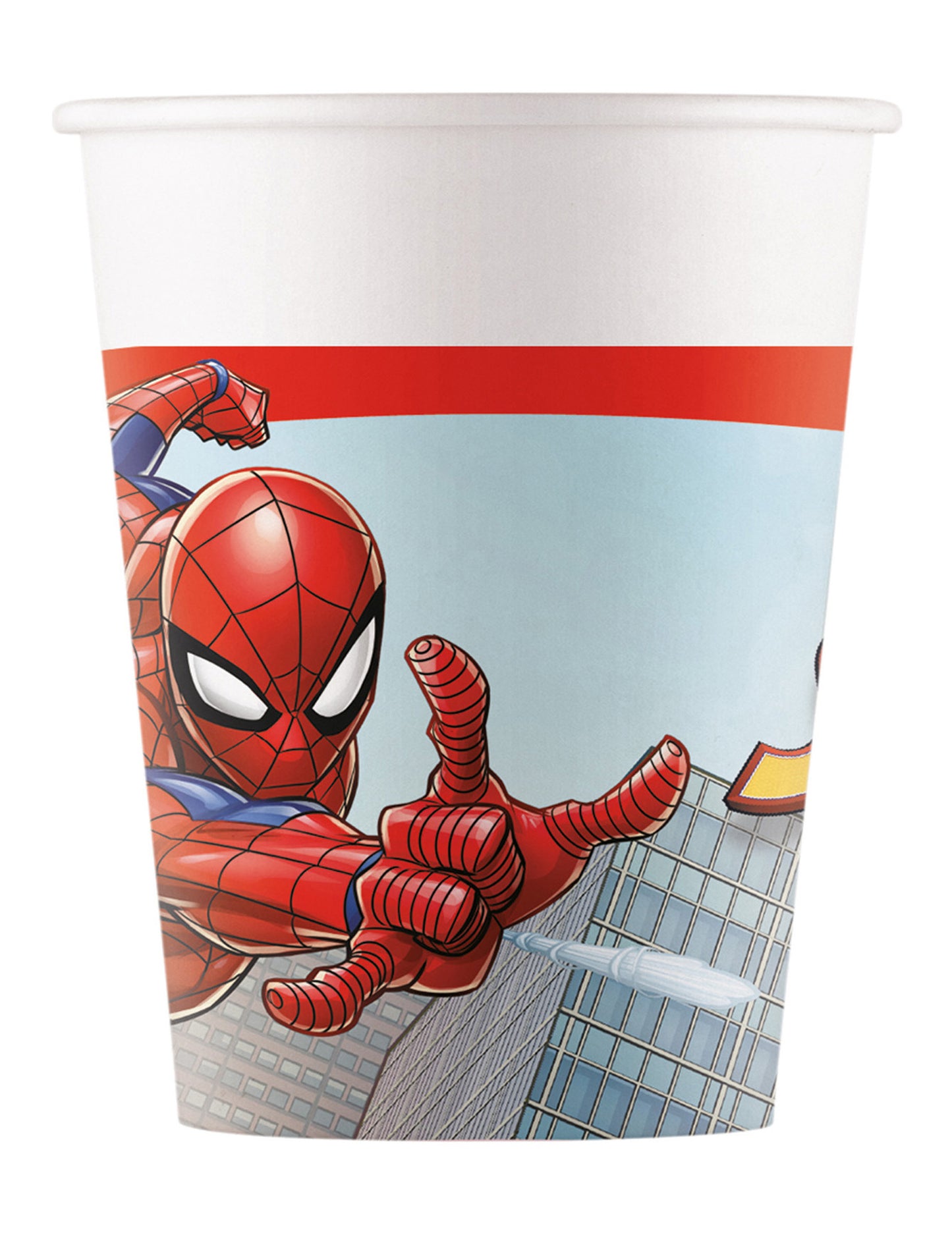 8 картонени чаши Spiderman 200 ml