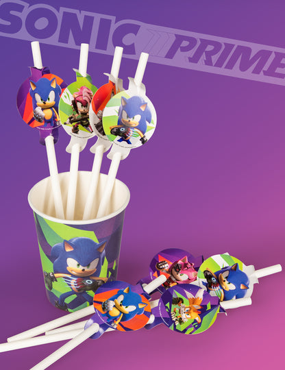 8 Sonic Prime Straws