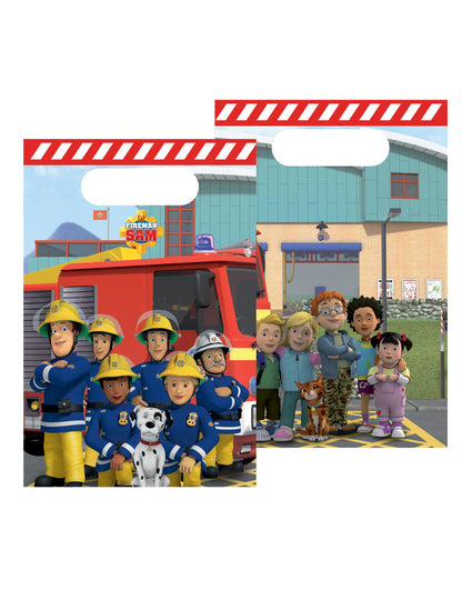 8 пластмасови торбички Sam The Firefighter16 x 23 cm