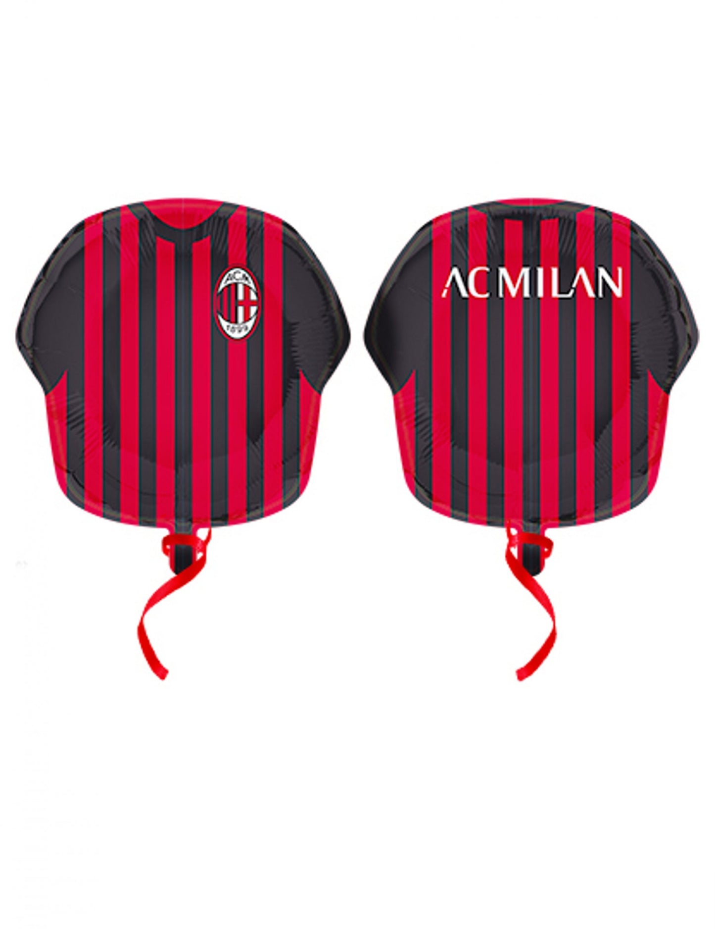 Алуминиев балон с топка фланелка ac milan 60 cm