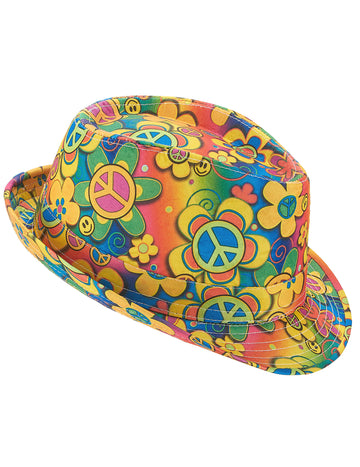 Borsalino Hape Hippie hape за възрастни цвете