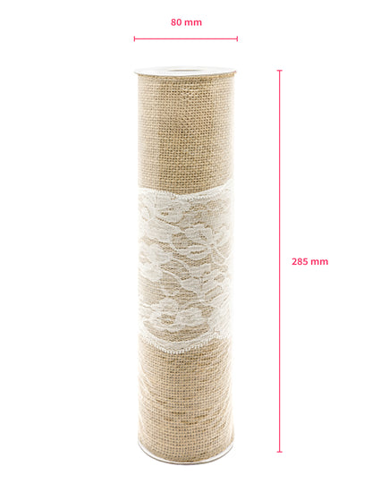 Jut Table Table Center Lace 28 cm x 2.75 m