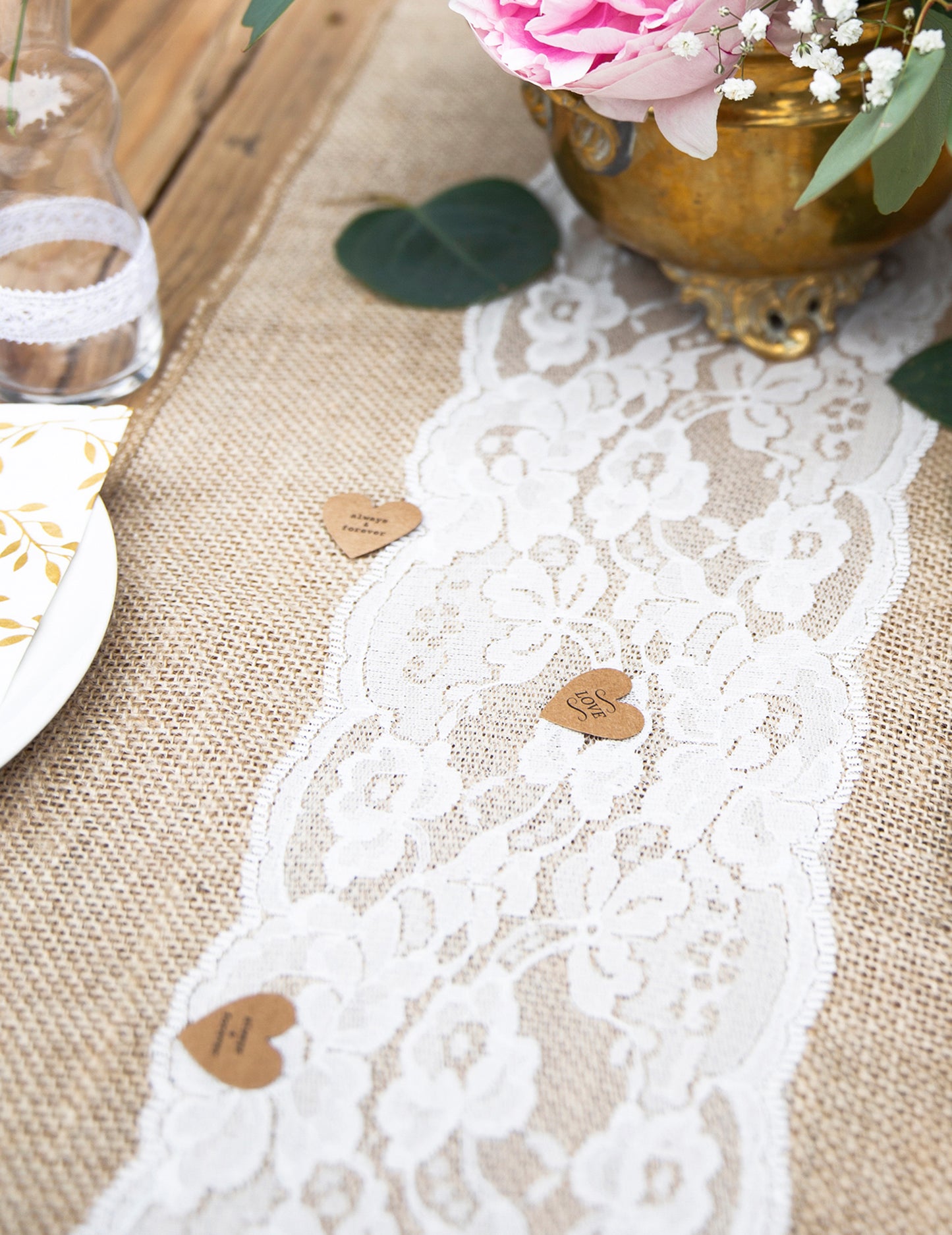 Jut Table Table Center Lace 28 cm x 2.75 m