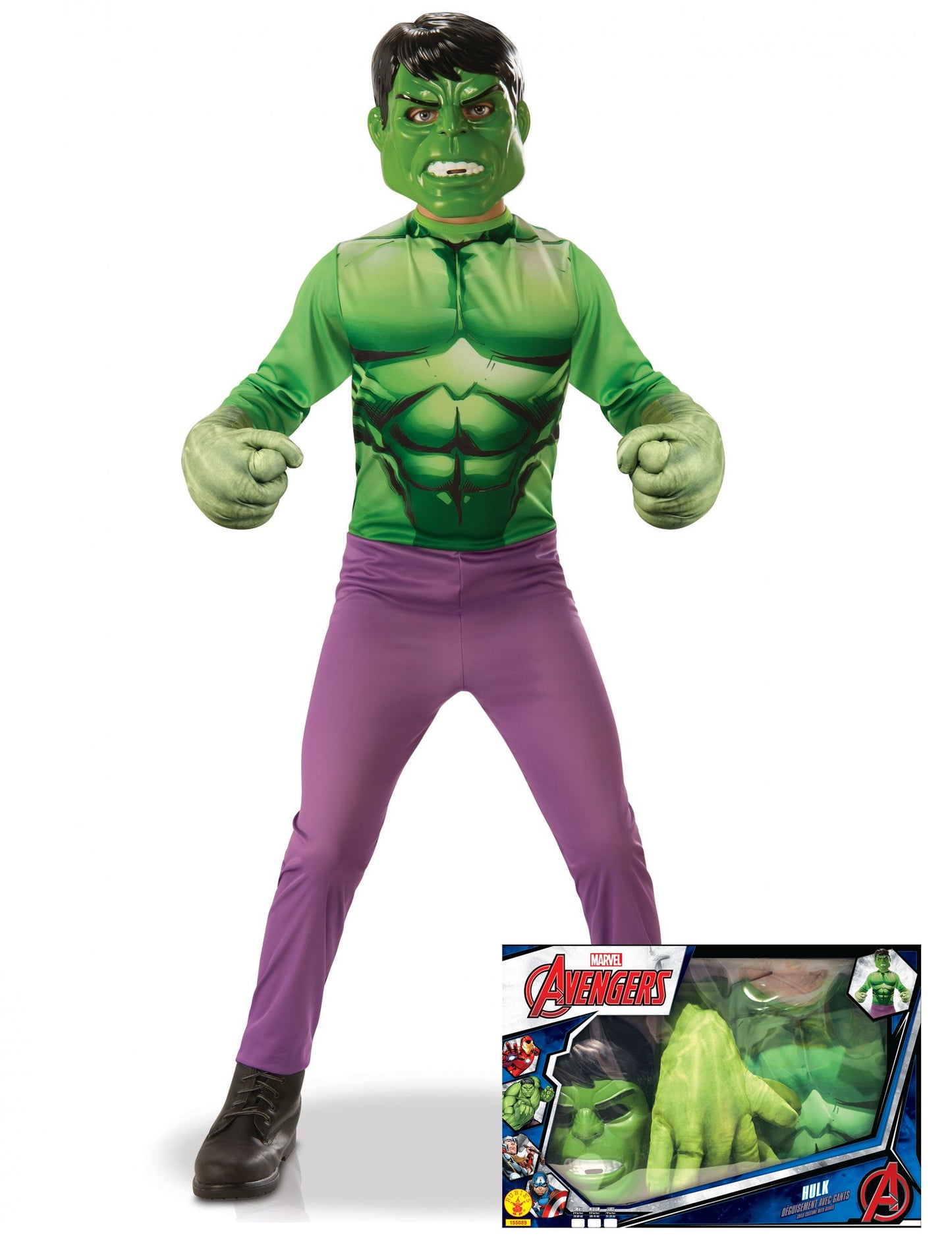 Класическа кутия Hulk с гигантски момчешки ръкавици