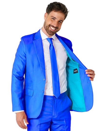 Костюм г -н Solid Bleu Man Suitmeister