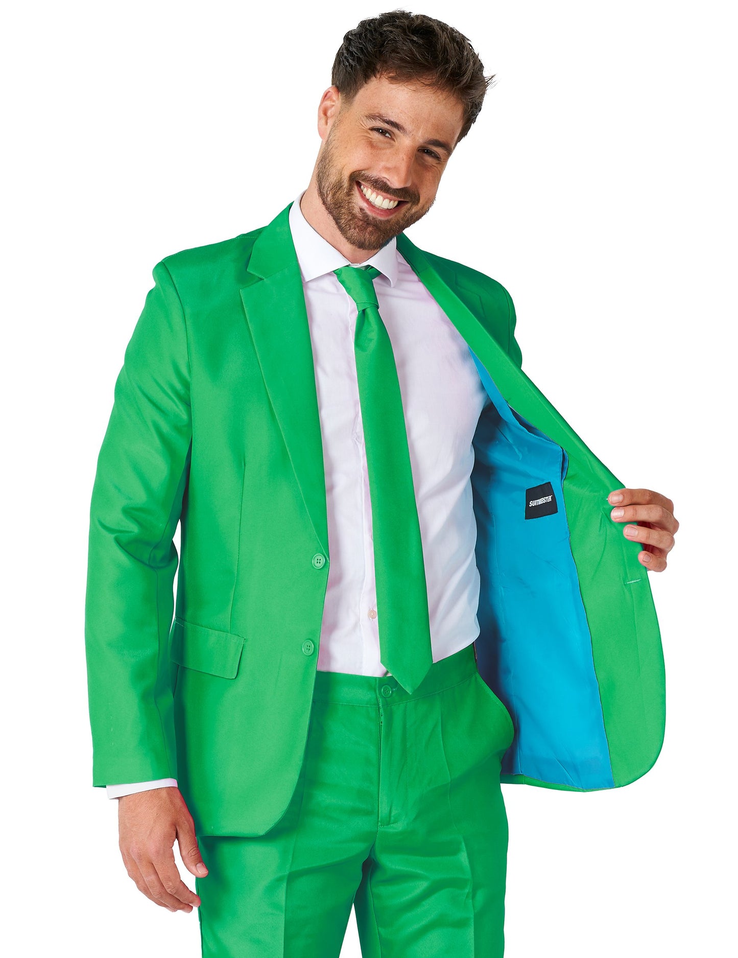 Костюм г -н Solid Vert Homme Suitmeister