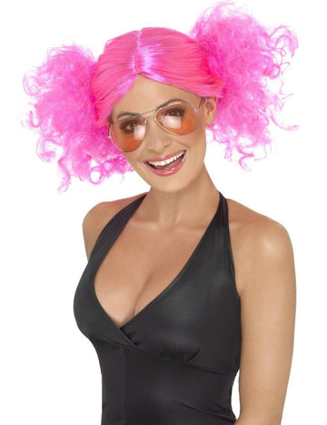 Fluo Fluo Rose Wig