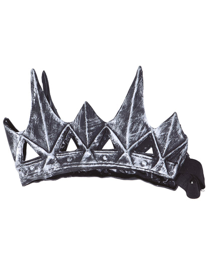 Malveillant Queen Crown Silver Adult Silver LaTex