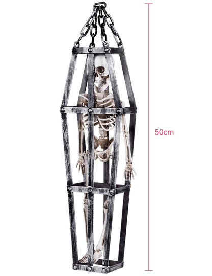 Скелет на декорация на сингъл в клетка 50 cm