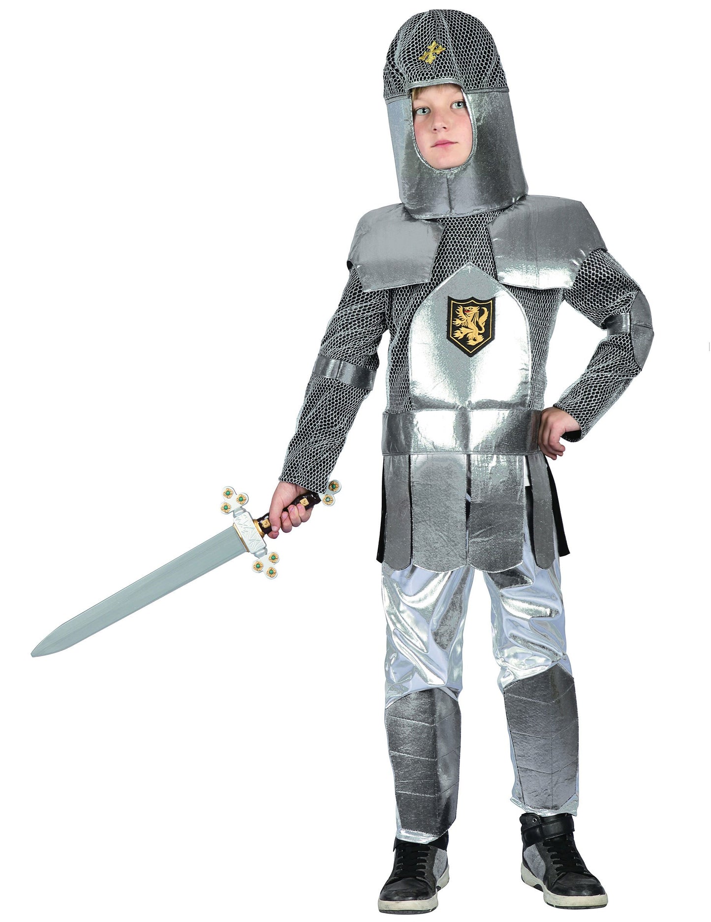 Средновековен рицар маскировка в Boy Armor