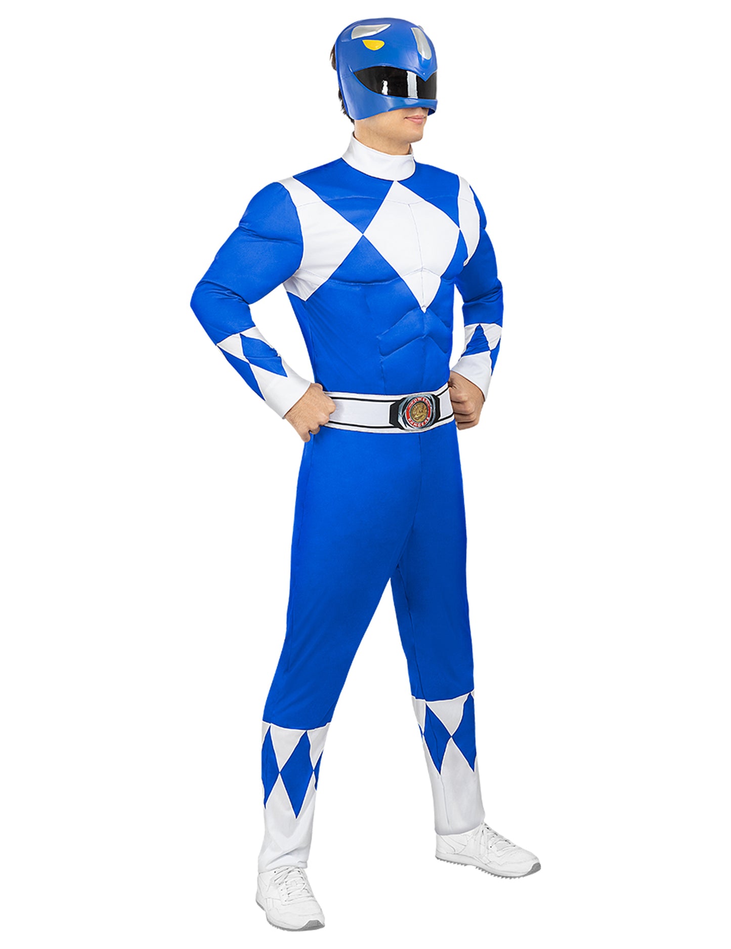 Възрастен син костюм на Power Ranger