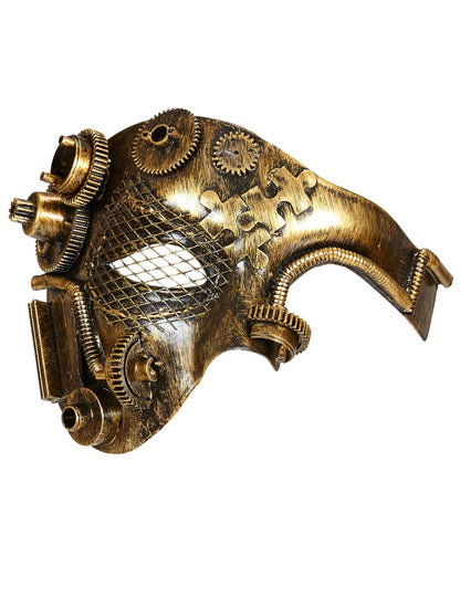 Половин златен доре маска за възрастни steampunk