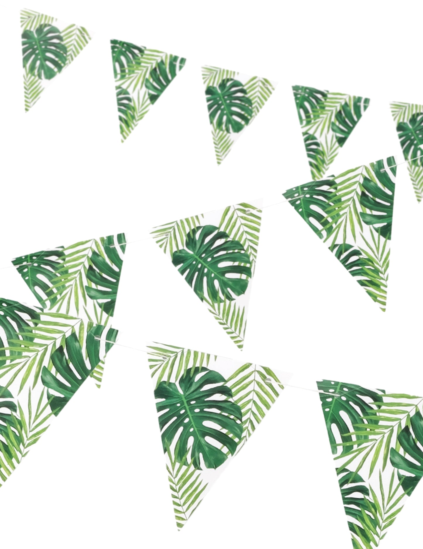 Картон Pennant Garland Tropical Leaves 15 cm x 1,3 m