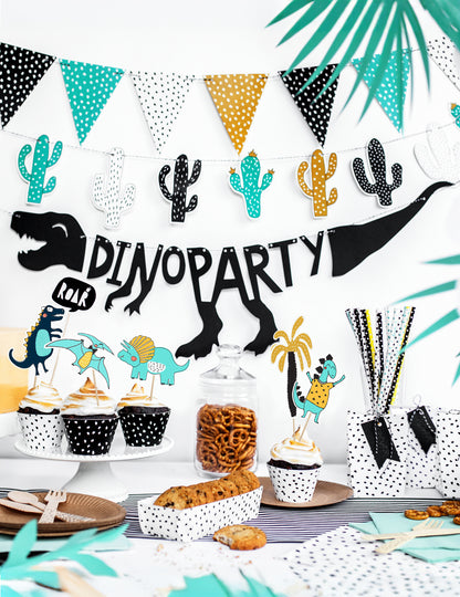 Dino Party Dino Party 90 x 20 cm скелет картон Garland