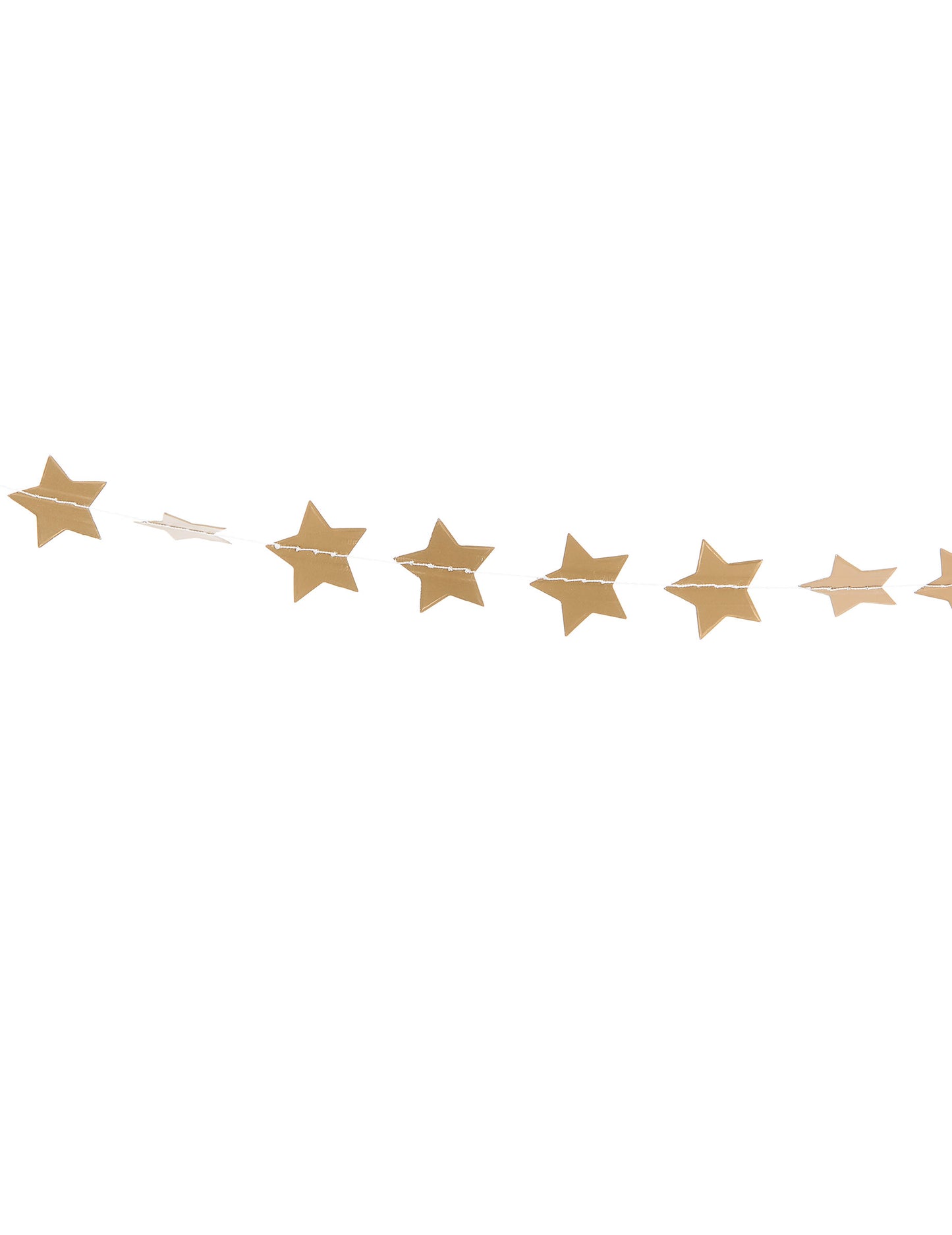 Mini Glitter Golden Stars Гарланд 2,5 m