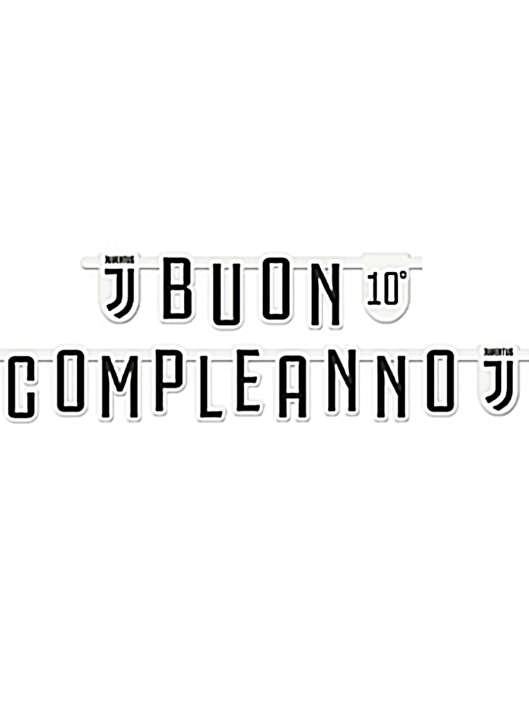 Персонализирана гирлянда в Carton Buon Compleanno Juventus 215 x 15 cm