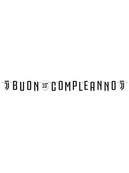 Персонализирана гирлянда в Carton Buon Compleanno Juventus 215 x 15 cm