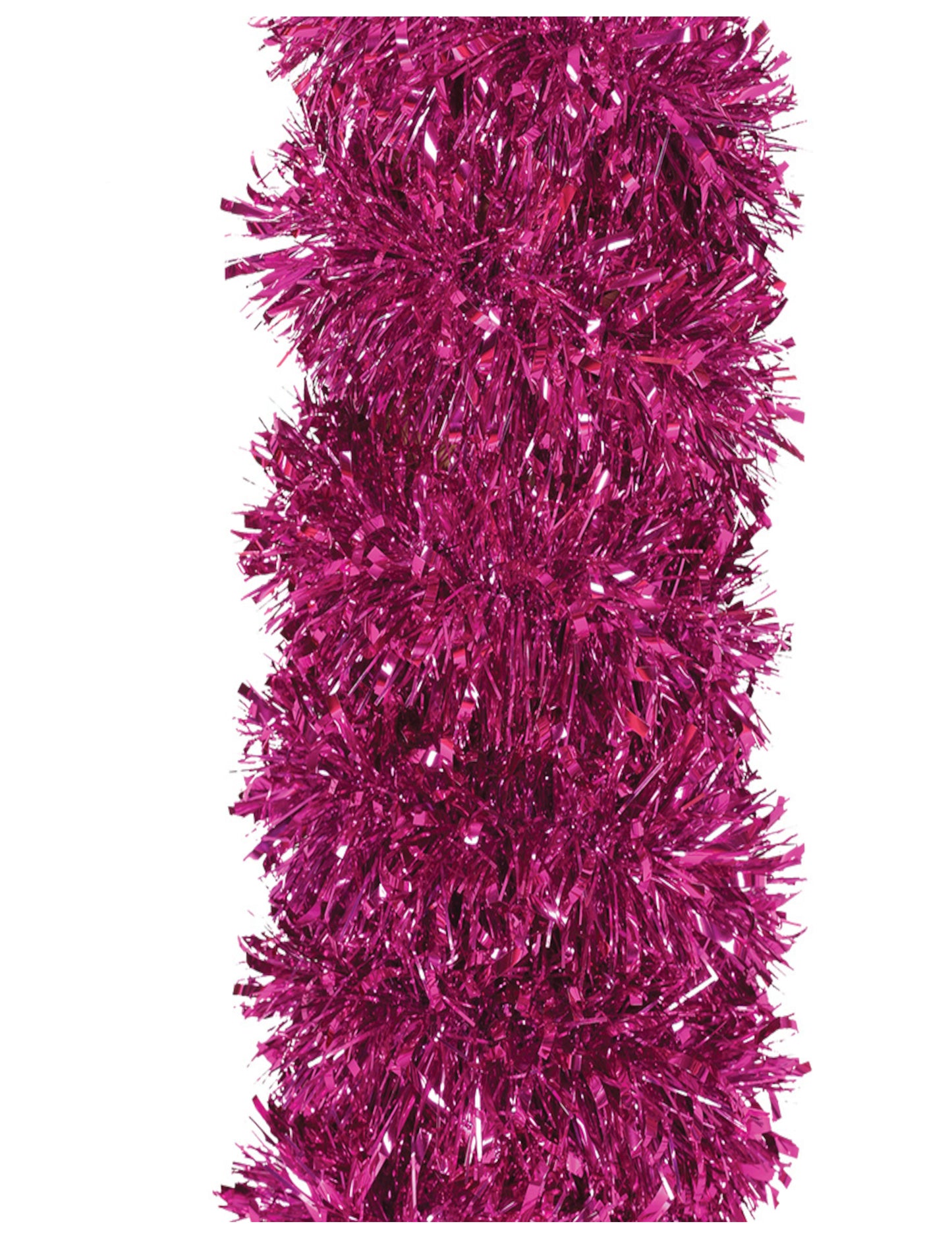 Fuchsia fir tree garland 180 cm