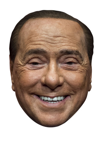 Картонена маска silvio berlusconi възрастен