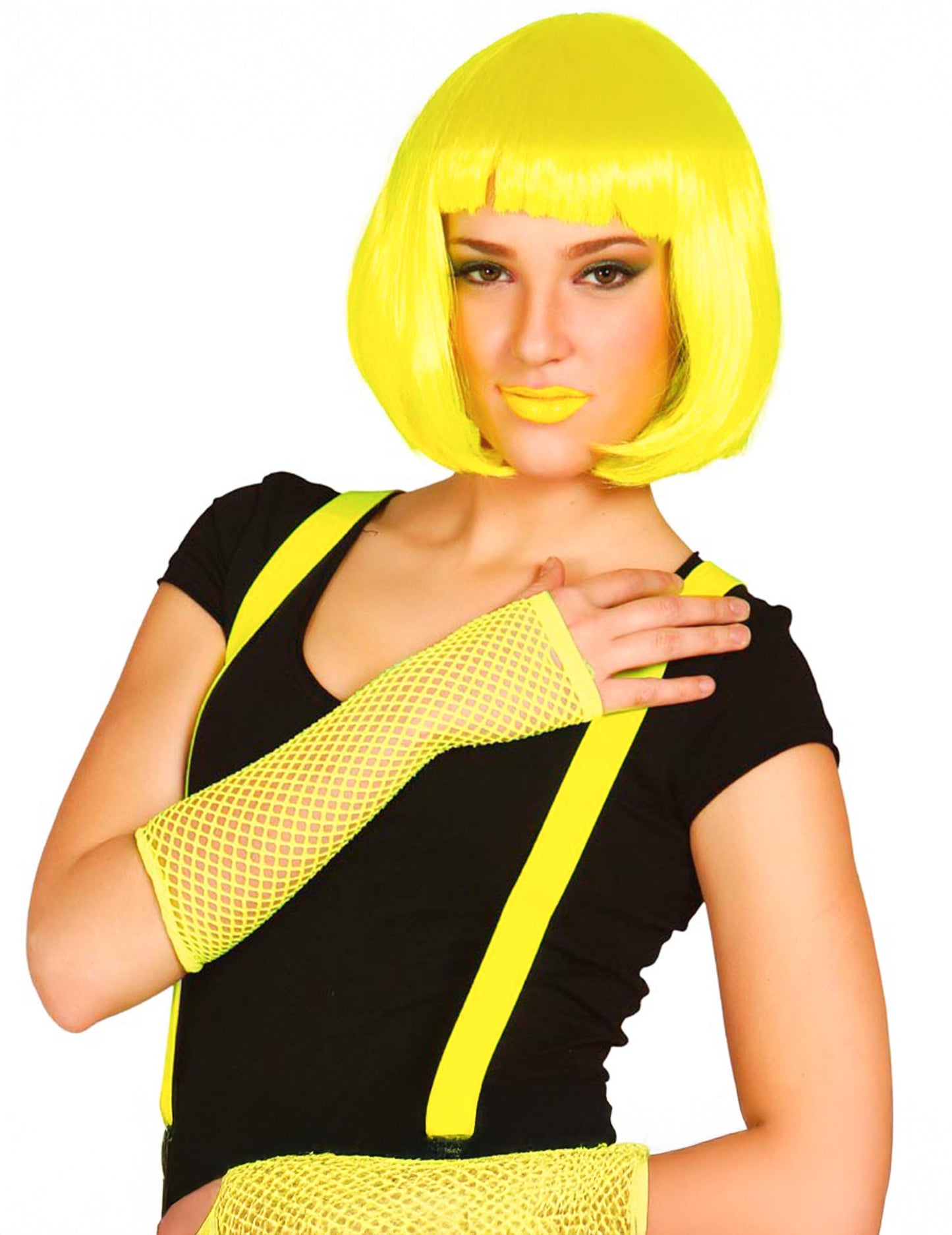 Дълги ръкавици Fluo Yellow Women Resil