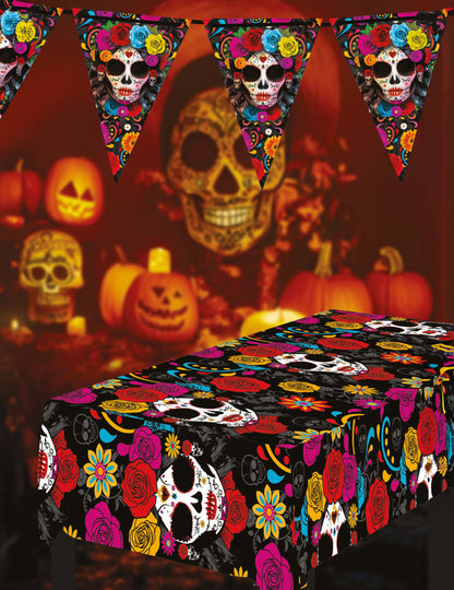 Catrina Dia de Los Muertos 137 x 274 cm покривка