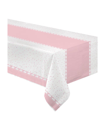 Pink Core Paper Sablecloth 120 x 180 cm