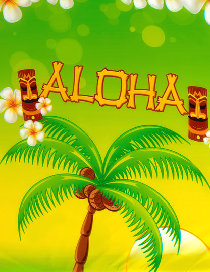 Aloha Plastic Tablecloth 270 x 135 cm