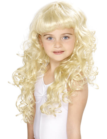 Princess Girl Blonde Wig