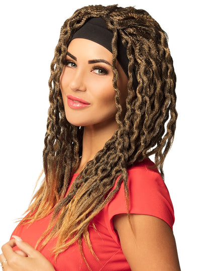 Rasta Phata Wig с женска лента за глава