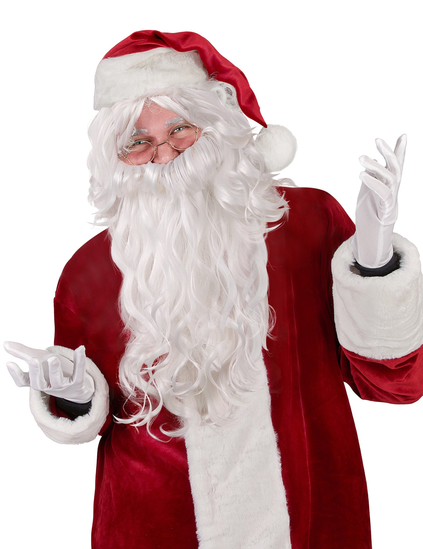 White Santa Claus Wig и Santa Claus