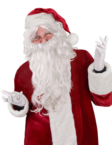 White Santa Claus Wig и Santa Claus