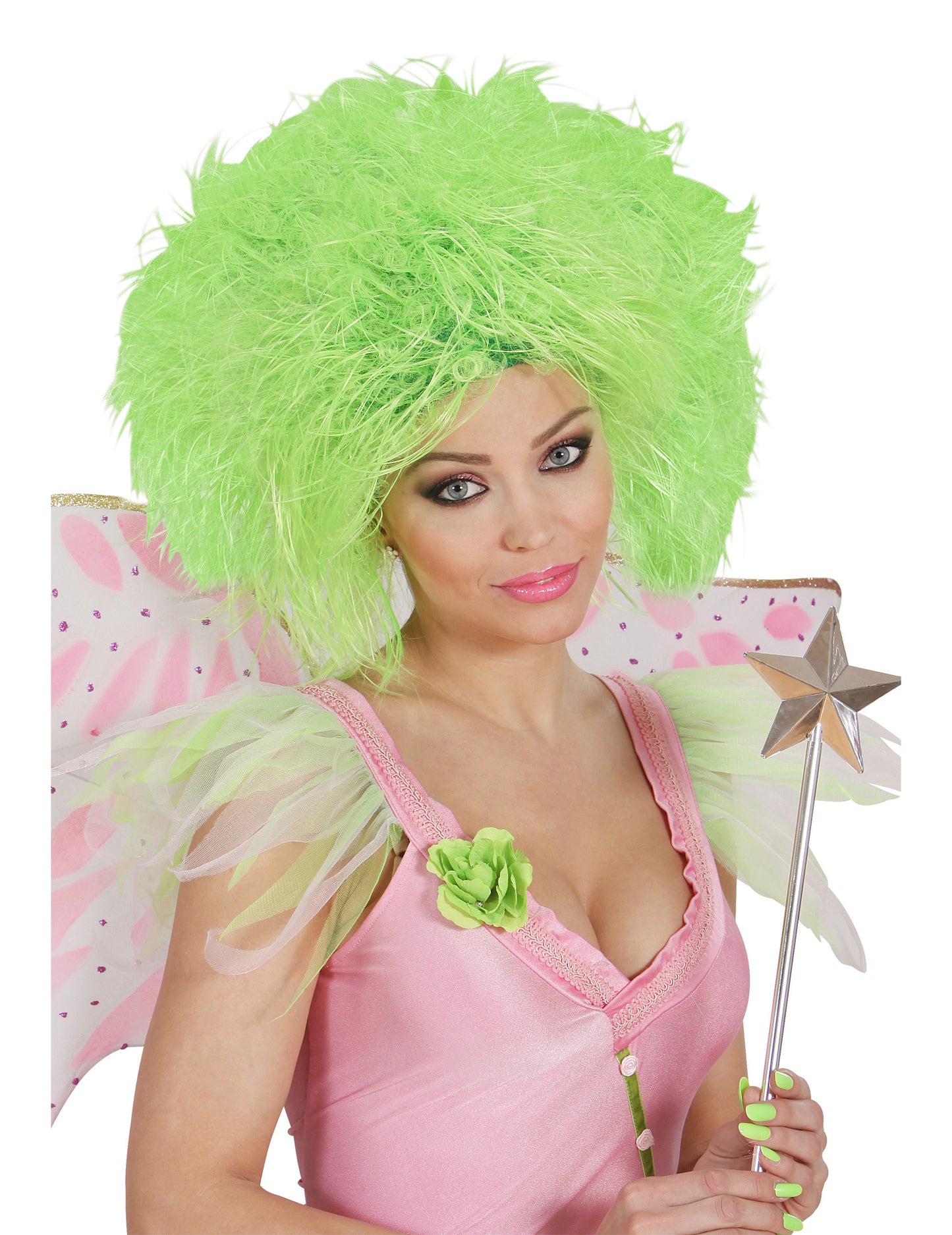 Fluo Women's Green Wig